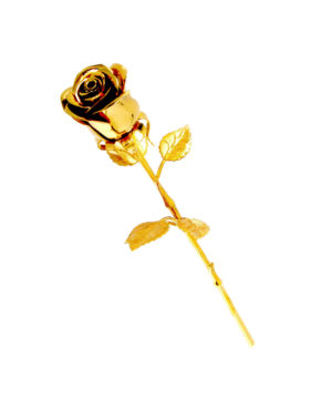 Эксклюзивные цветы "Розы золотые" в подарок женщине