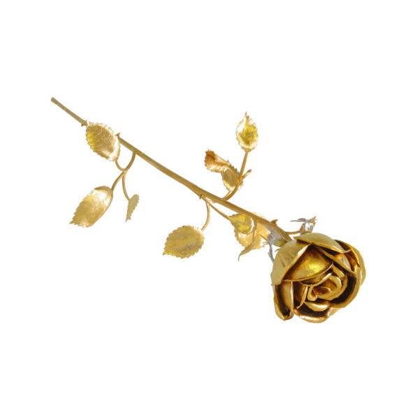 Роза золотая в подарок женщине