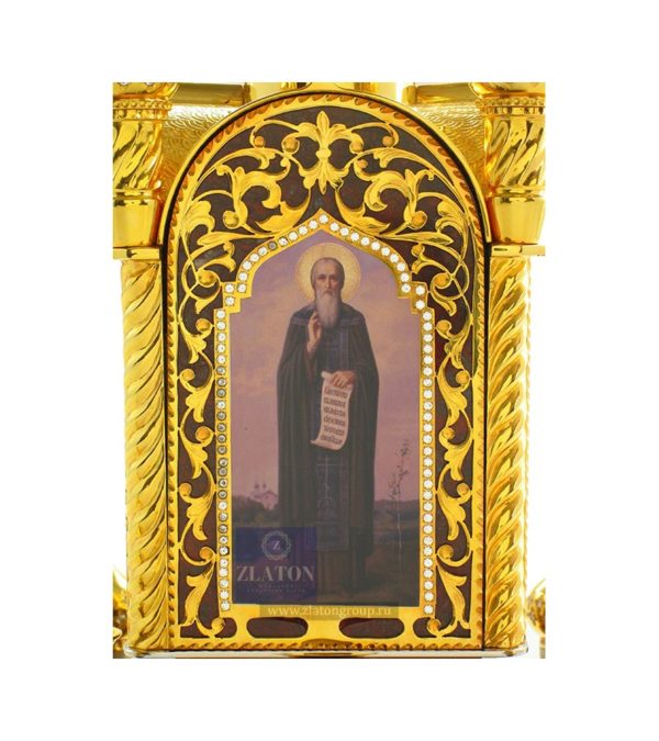 Лик на часовне-1